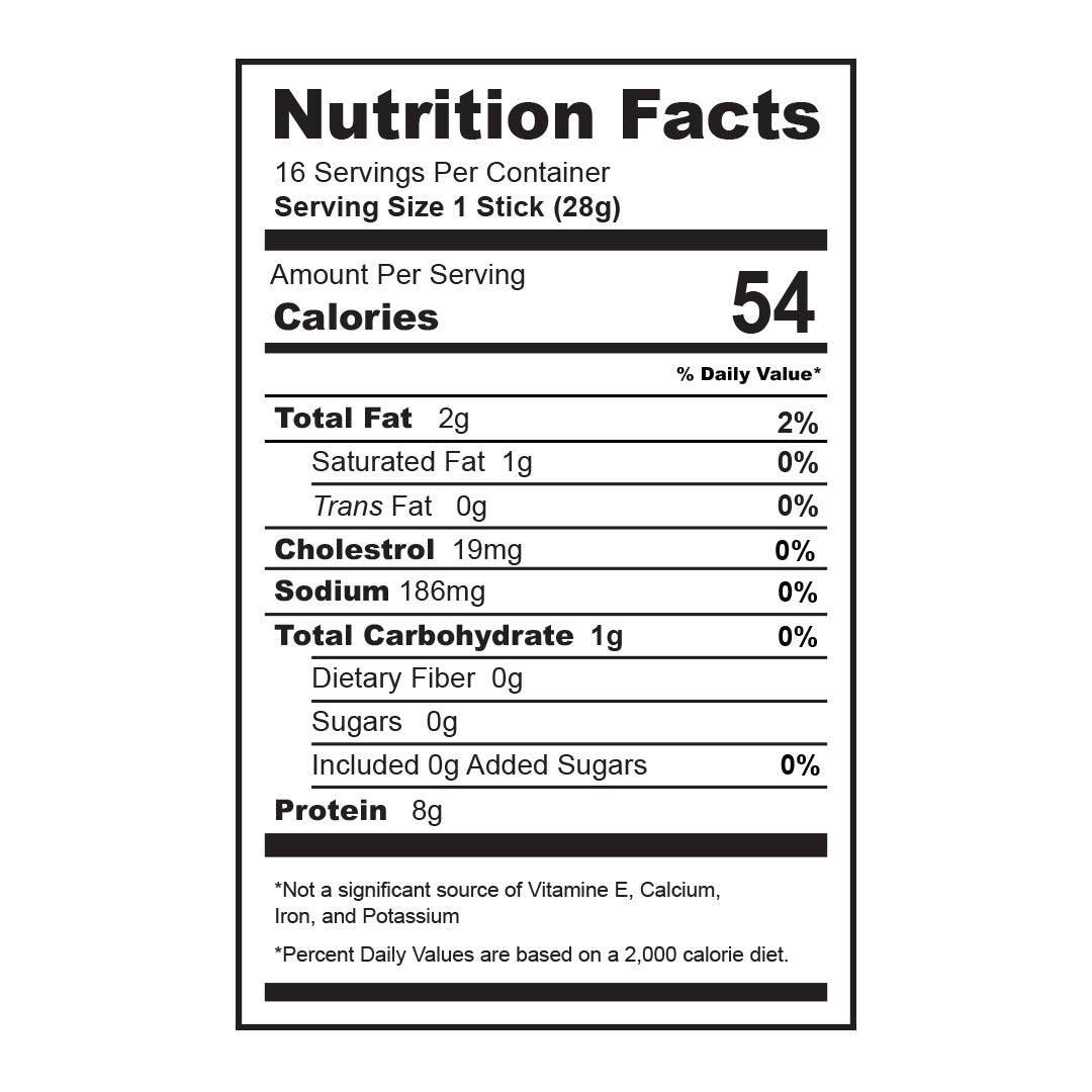 Grass-fed Lean Stix (Pack of 10 Single-Serve Sticks)