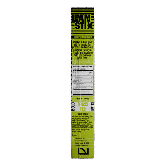 Grass-fed Lean Stix (Pack of 10 Single-Serve Sticks)